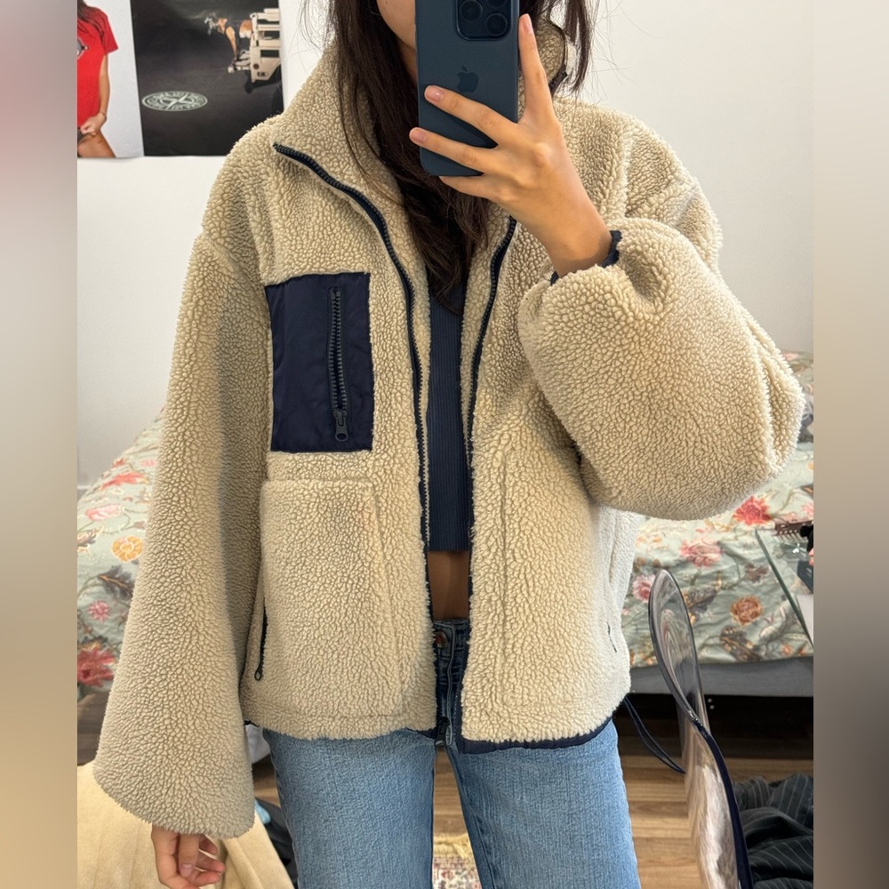 Teddy Bear Fuzzy Soft Puffer Jacket